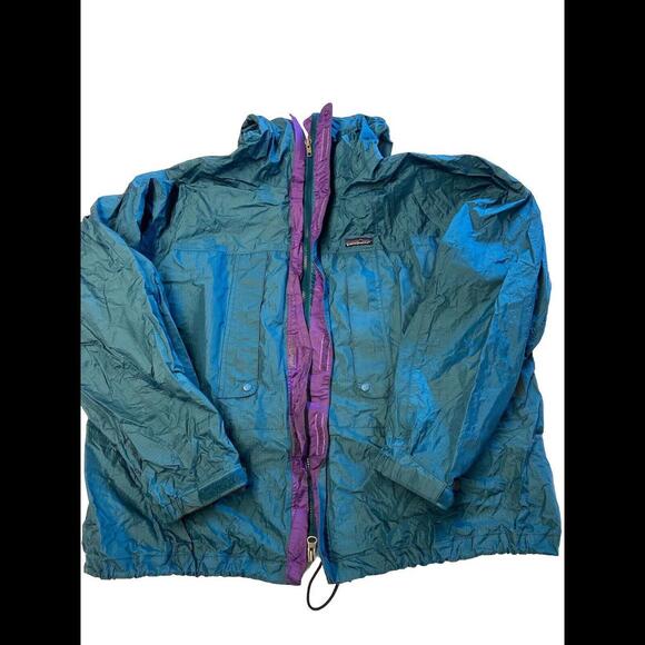 Mens PATAGONIA Green Vintage Shell Jacket Sz L STY 86161
